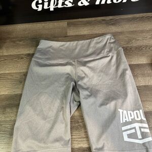 Tapout Women's Silver Bike Shorts size large.